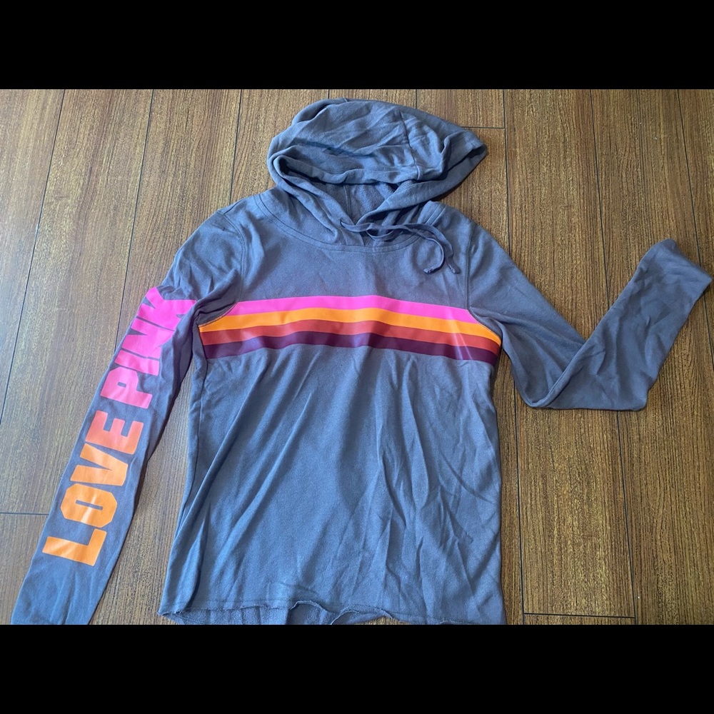 Victorias Secret Pink Hoodie XSmall Brown